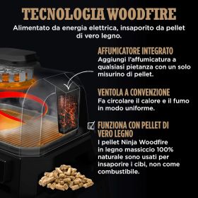 NINJA OG901EU - Elektrischer Grill mit Smoke Pro XL