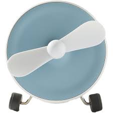NABO Sound One weiß-blau 2-in-1 Akku-Hand-Ventilator&Wireless Audio-Speaker