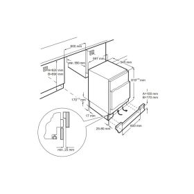 ELECTROLUX LXB3AE82R - Electrolux LXB3AE82R Untertheck-Kühlschrank