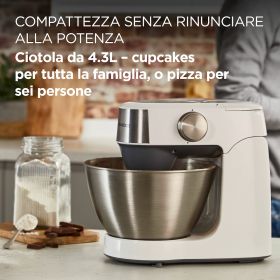 KENWOOD KHC29H0WH - KHC29H0WH 0532147 IMPASTATORE 1000W 4.3LT CIOT.INOX BIANCO