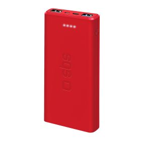 SBS TTBB10000FASTR - Power Bank 10000mAh Rot