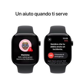 APPLE MWWP3QLA - Apple Watch 10 GPS 46mm Schwarz S/M