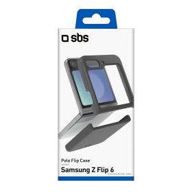 SBS TESILCOVSAZFLIP6K - Cover Polo per Samsung Z Flip 6 Nera