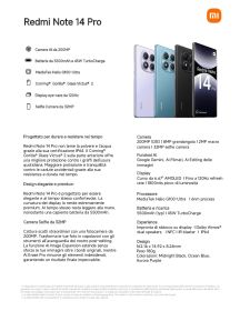 XIAOMI REDMINOTE14PRO8256BLACK - Xiaomi Redmi Note 14 Pro Smartphone Schwarz
