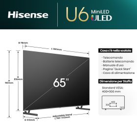 HISENSE 65U69NQ - Hisense Mini-LED 65" 4K Ultra HD TV