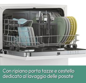 CANDY CP6E51LW - Lavastoviglie Candy 6 coperti libera installazione