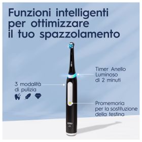 ORAL-B IO3BLACK - Spazzolino Elettrico Ricaricabile Oral-B iO 3