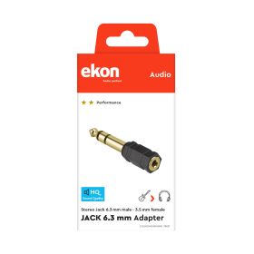 EKON ECAJACKAD35F63MG - Adattatore audio jack 3.5mm a 6.3mm