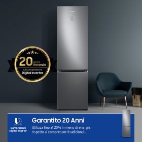 SAMSUNG RL38C776ASR - Kombiniertes Kühlschrank 387LT NoFrost