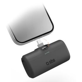 SBS TEBB5000PLUGCK - 5000mAh Powerbank mit Standfuß