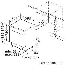BOSCH SMU4EVS08E - Bosch SMU4EVS08E 60cm Unterbau Geschirrspüler