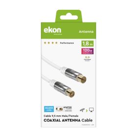 EKON ECAN18MECOMFW - Satelliten-Antennenkabel 1,8 m