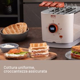 IMETEC 7504 - Tostapane XL 600W con timer