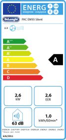 DE LONGHI PACEM82 - De Longhi Monoblocco Klimaanlage 2.4KW A