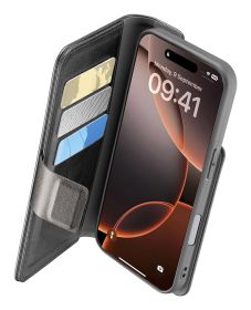 CELLULAR LINE BOOKAG2IPH16PROK - Custodia Book Agenda iPhone 16 Pro