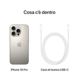 APPLE MYNG3QLA - iPhone 16 Pro 128GB Titan Grau