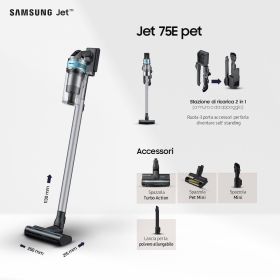 SAMSUNG VS20B75AGR1 - Samsung Jet 75E Pet Akku-Staubsauger