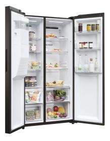 HAIER 34005237 - Side-by-side Kühlschrank 511L Schwarz