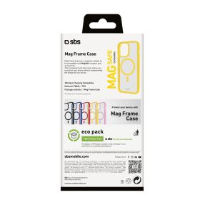 SBS TEMAGCOLIP1661PY - Cover Mag Frame iPhone 16 Pro Giallo