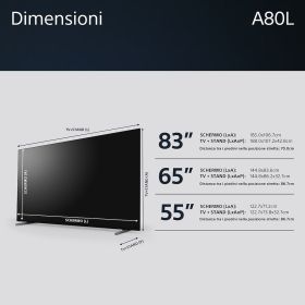 SONY XR55A80LAEP - Sony BRAVIA XR A80L 55 Zoll 4K OLED TV