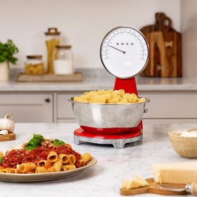 SMEG KSF01RDWW - Bilancia da cucina rossa anni 50