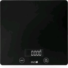 EVA EVA - Bilancia da Cucina Digitale  in Vetro Nero 15KG/1G