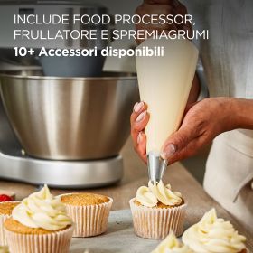 KENWOOD KHC29H0WH - KHC29H0WH 0532147 IMPASTATORE 1000W 4.3LT CIOT.INOX BIANCO