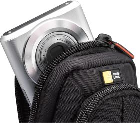 CASE LOGIC DCB302K - Custodia compatta per fotocamera con tasca