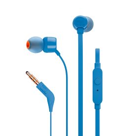 JBL JBLT110BLU - Cuffie  T110 in-ear, blu
