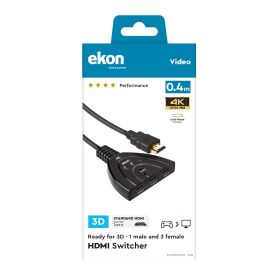 EKON ECVHDMISWITCH31 - Splitter HDMI 3 in 1