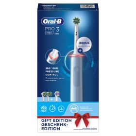 ORAL-B PRO3700BLUE - Spazzolino elettrico Oral-B Pro 3 3700 Blu