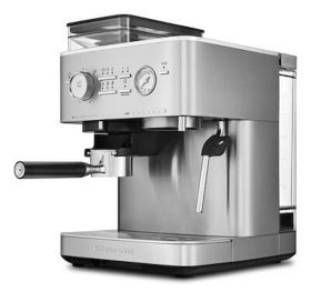 KITCHENAID 5KES6551ESX - Macchina caffè espresso semi-automatica con macinacaffè