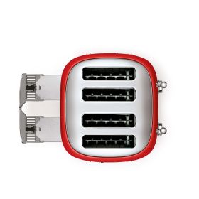 SMEG TSF03RDEU - Tostapane Rosso Lucido 50's Style