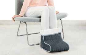 BEURER FW20GRAY - Weicher Heizstrahler mit 3 Temperaturstufen