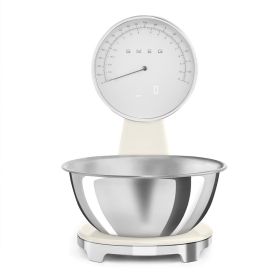 SMEG KSF01CRWW - Smeg Küchenwaage 50er Jahre Stil Panna
