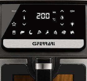 G3 FERRARI G1020700 - Friggitrice ad aria 6,5 litri Nero