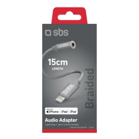 SBS TEADAPTJACKMFIW - Adattatore jack 3,5mm e Lightning