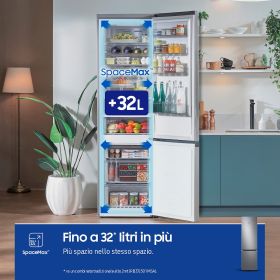 SAMSUNG RL38C776ASR - Kombiniertes Kühlschrank 387LT NoFrost