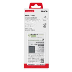 SBS TE0CBH80K - Bluetooth-Headset TE0CBH80K Schwarz