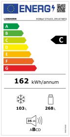 LIEBHERR 091474851 - Kombi Kühlschrank NoFrost