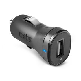 SBS TECRUSB1ASTD - Mini Auto-Ladegerät 1A Schwarz