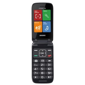 BRONDI STRIKE4GDARKGREY - Brondi Smartphone Flip 4G