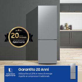 SAMSUNG RB33B610ESA - Kombinierter No Frost Ecoflex Kühlschrank