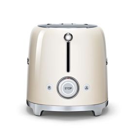 SMEG TSF01CREU - Retro-Toaster im 50er Jahre Stil in Creme