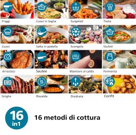 PHILIPS NA342 - Heißluftfritteuse 16in1 7.2L von Philips