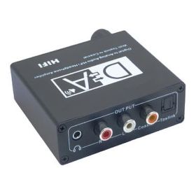 GBC 14255064 0477706 CONVERTITORE AUDIO DIGIT/ANAL. C/AMPLI. X CUFFIE