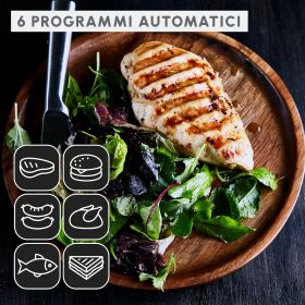 MOULINEX GI717810 - Griglia intelligente Moulinex Optigrill