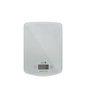 EVA KFG033373 - KÜCHENWAAGE DIG GLAS SILBER 10KG/1G