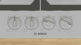 BOSCH PCH6A5I90 - Bosch 60cm Gasherd Doppelte Krone Edelstahl