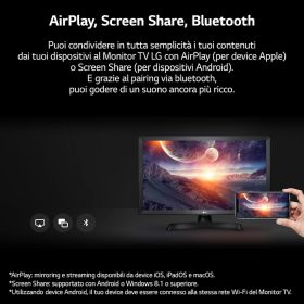 LG 24TQ510SPZ - 24" Smart TV Monitor